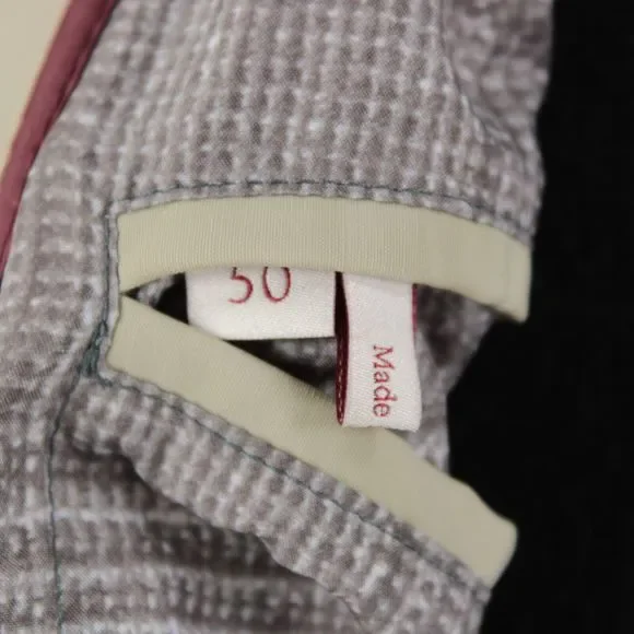 Luciano Barbera NWD Wool Blend Trench / Overcoat Size 50 (40 US) Solid Light Tan - Picture 9 of 14